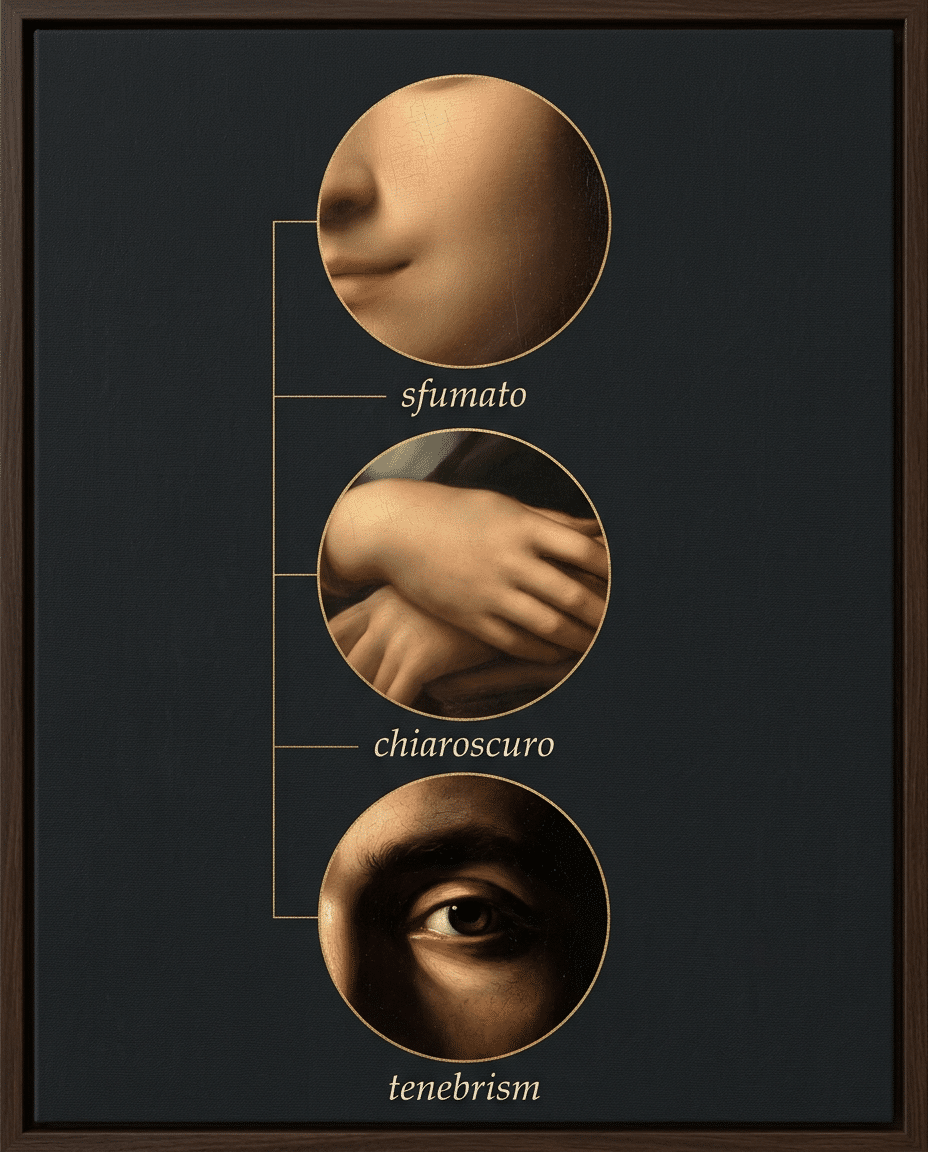 Chiaroscuro vs. Tenebrism vs. Sfumato: How the Renaissance Mastered Light, Shadow, and Smoke | Artist6.com